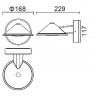 Настенный светильник уличный Cone W1876