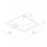 Точечный светильник Raggio A4018PL-1WH