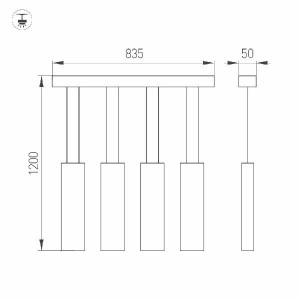 Подвесной светильник LEGACY 028830