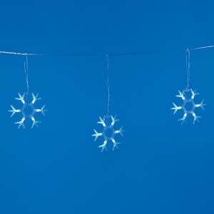 Световая фигура ULD-E1503-036/DTA BLUE IP20 SNOWFLAKES-1