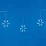 Световая фигура  ULD-E1503-036/DTA BLUE IP20 SNOWFLAKES-1