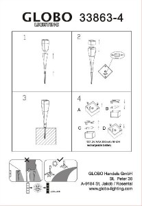 Грунтовый светильник Solar 33863-4