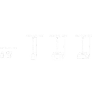 Подвесная люстра Margo A9317LM-3AB