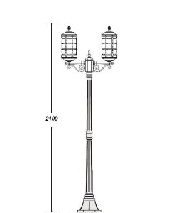 Наземный фонарь 81208 А Gb