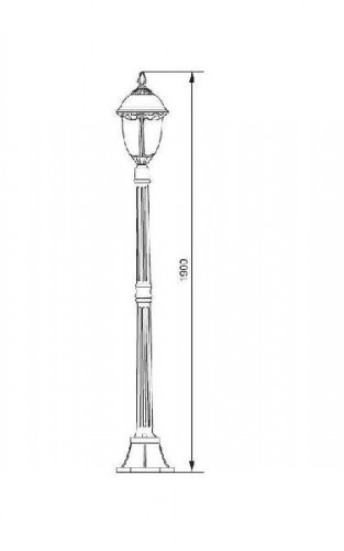 Наземный фонарь ST. LOUIS L 89108L Bl