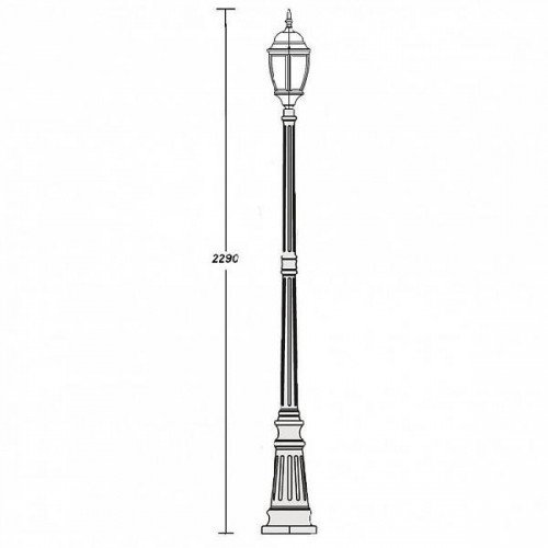 Наземный фонарь  91209L Bl