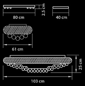 Потолочный светильник MONILE 704214
