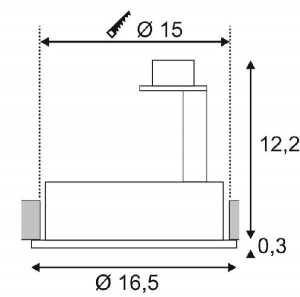 Точечный светильник New 111380