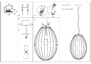 Подвесной светильник Ovum 2181-1P