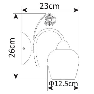 Бра Millo A9549AP-1GO
