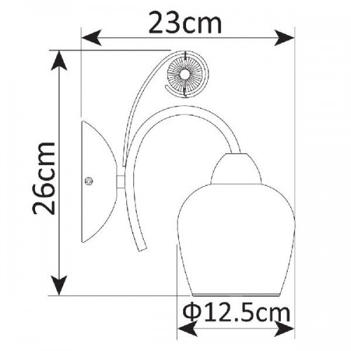 Бра Millo A9549AP-1GO