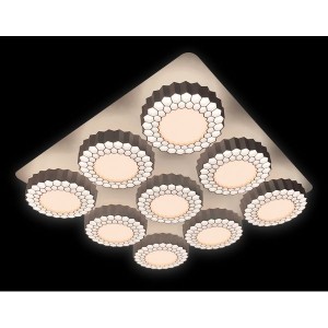 Потолочная люстра Orbital Hi-tech FH14/9 WH 288W D750*750