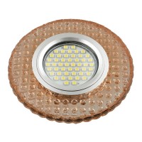Точечный светильник Luciole DLS-L143 GU5.3 GLASSY/LIGHT TEA