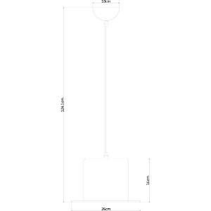 Подвесной светильник Cappello A3236SP-1WH