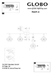 Настенно-потолочный светильник Sinclair 5669-4