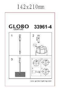 Грунтовый светильник Solar 33961-4