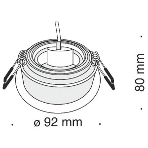 Точечный светильник Akron DL025-2-01W