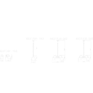 Подвесная люстра Margo A9317LM-5AB