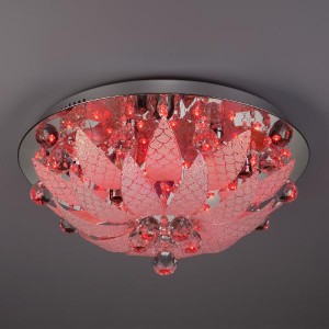 Потолочный светильник 5563 5563/6 хром/синий+красный+фиолетовый