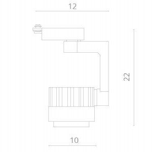Трековый светильник Vigile A1630PL-1BK