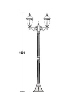 Наземный фонарь 89108S A Bl