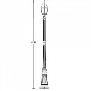 Наземный фонарь 91209L Gb