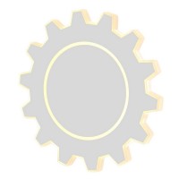 Настенный светильник Gear Gear L LED белый (MRL LED 1100)
