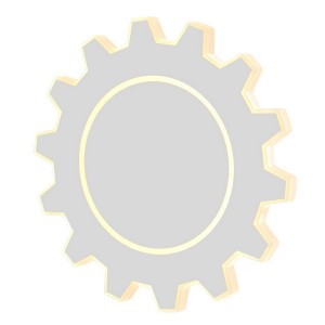 Настенный светильник Gear Gear L LED белый (MRL LED 1100)