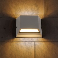 Настенный светильник уличный Ofion 1615 TECHNO LED OFION DOUBLE алмазный серый