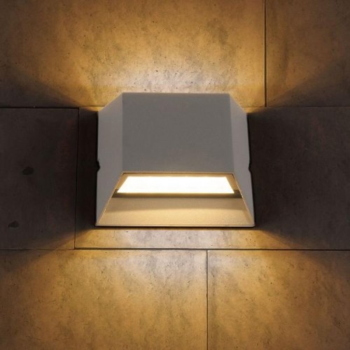 Настенный светильник уличный Ofion 1615 TECHNO LED OFION DOUBLE алмазный серый