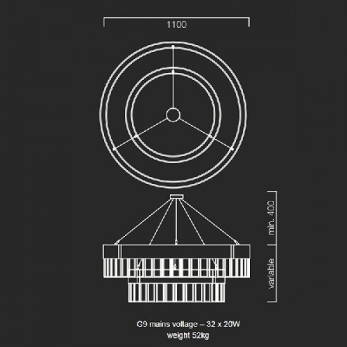 Подвесной светильник Solaris Solaris Twin