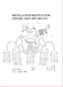 Потолочная люстра Salona 2641/7C