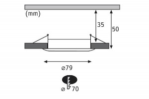 Точечный светильник 92811