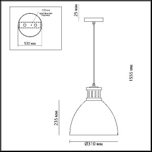 Подвесной светильник Viola 3323/1