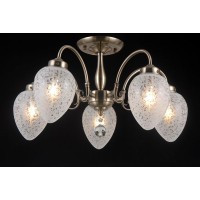 Потолочная люстра  ZARAGOZA 81050-5C  ANTIQUE BRASS