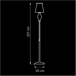 Торшер Escica 806710