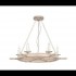 Подвесная люстра Luxury Wood 10439/6C WHITE GOLD OAK