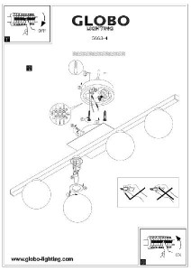 Настенно-потолочный светильник Cardiff 5663-4