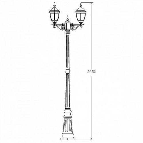 Наземный фонарь  91209S A Gb