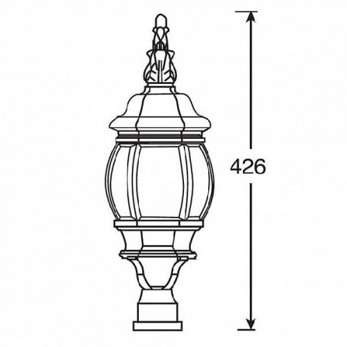 Плафон  83403S W