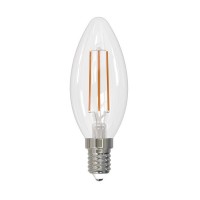 Лампочка светодиодная  LED-C35-9W/3000K/E14/CL PLS02WH картон