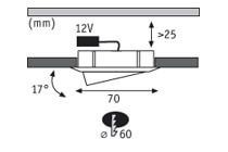 Точечный светильник 93525