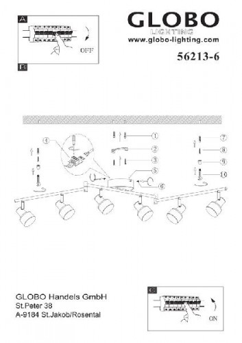 Спот Rois 56213-6