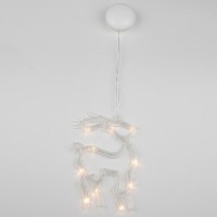Световая фигура  ULD-H1419-010/STA/3AAA WARM WHITE IP20 DEER