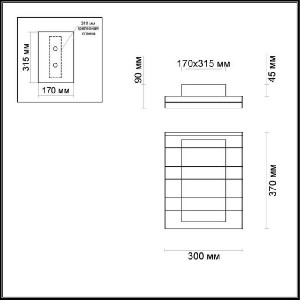 Потолочная люстра PIANO 4015/46CL