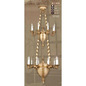 Подвесная люстра 259G 259G/13+9 AQ CREAM ALABASTER