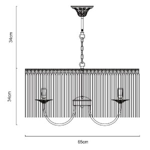 Подвесная люстра Susanna A9446SP-6WG