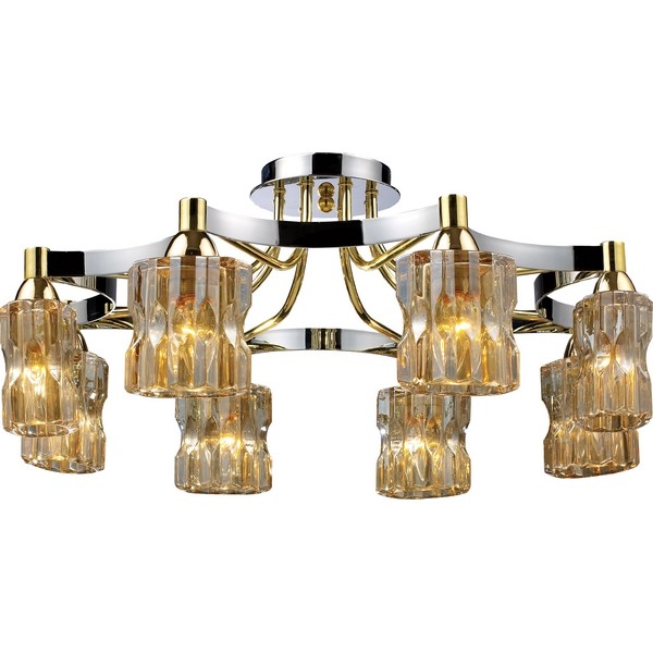 Потолочная люстра 919 919-08-13CG chrome/gold + shampagne Потолочная люстра 919 919-08-13CG chrome/gold + shampagne