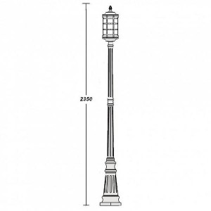 Наземный фонарь 81209 Bl