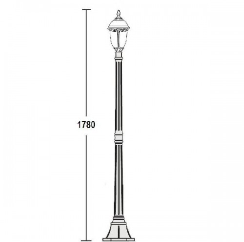 Наземный фонарь  89108S Bl